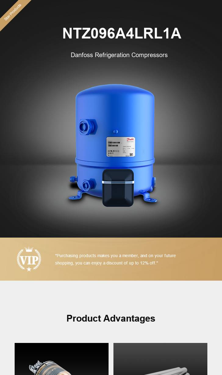 Danfoss Compressor NTZ096A4LRL1A, technical parameters pdf, structure diagram